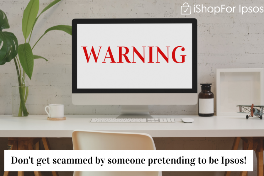 iShopFor Ipsos scam prevention note