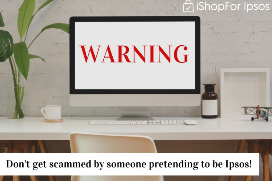 iShopFor Ipsos scam prevention note